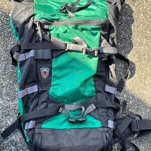 Green and Black Men's Backpack
